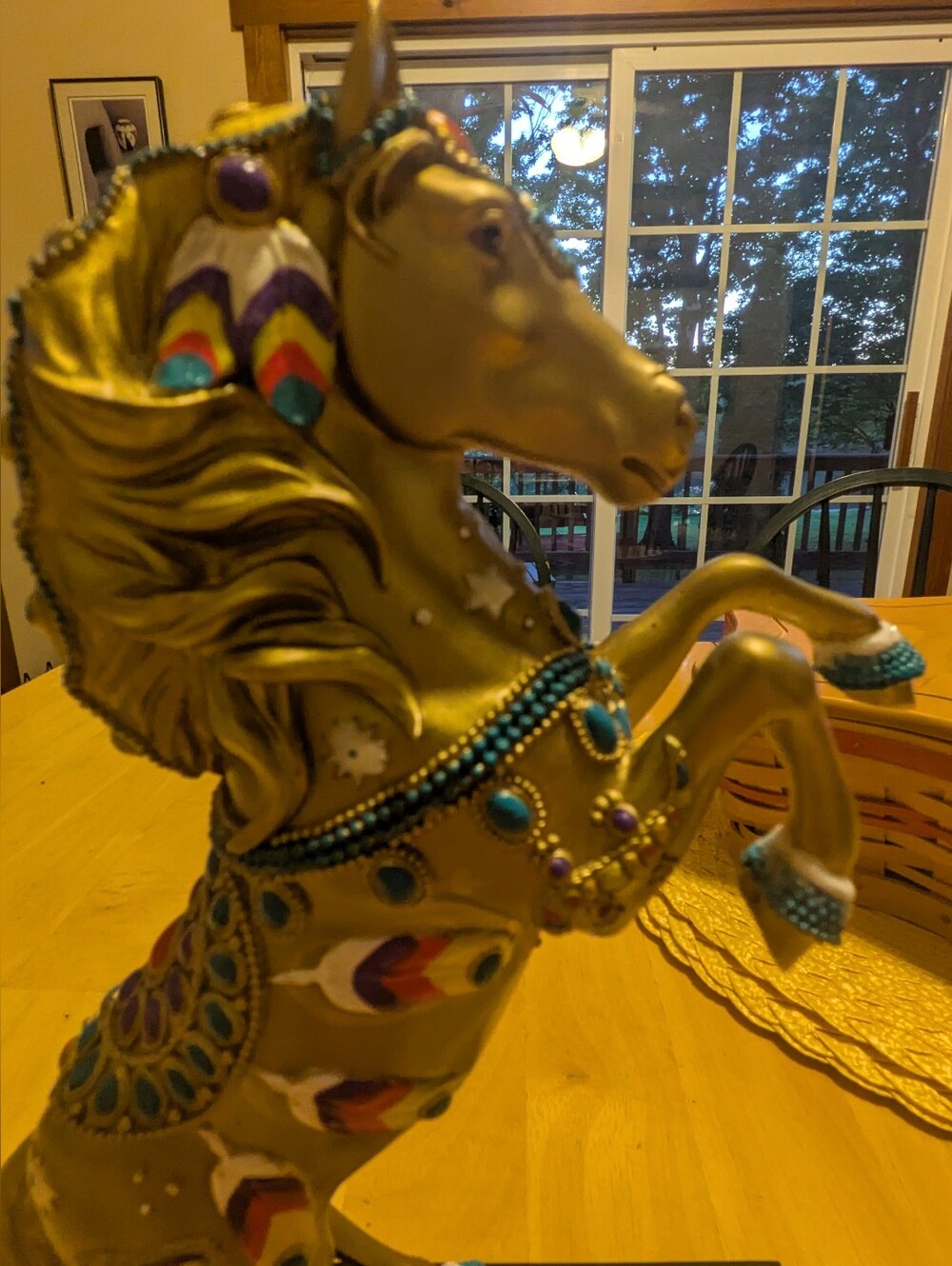 Collectible Enesco Golden Jewel Pony